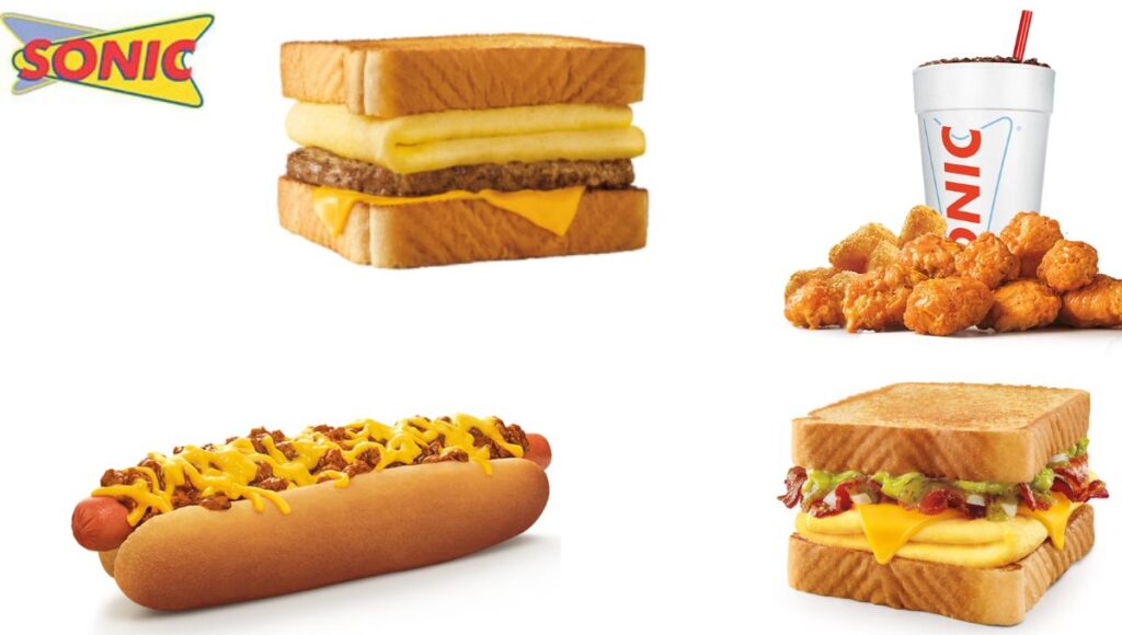 The Sonic All Day Breakfast Menu
