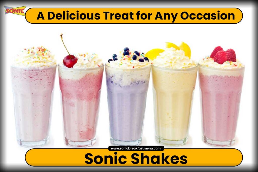 sonic shakes