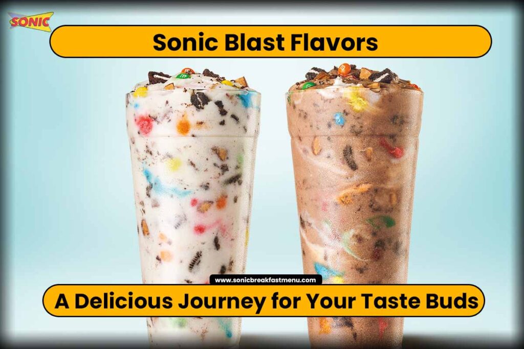 Sonic Blast Flavors