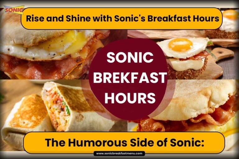 Sonic's Breakfast Hours