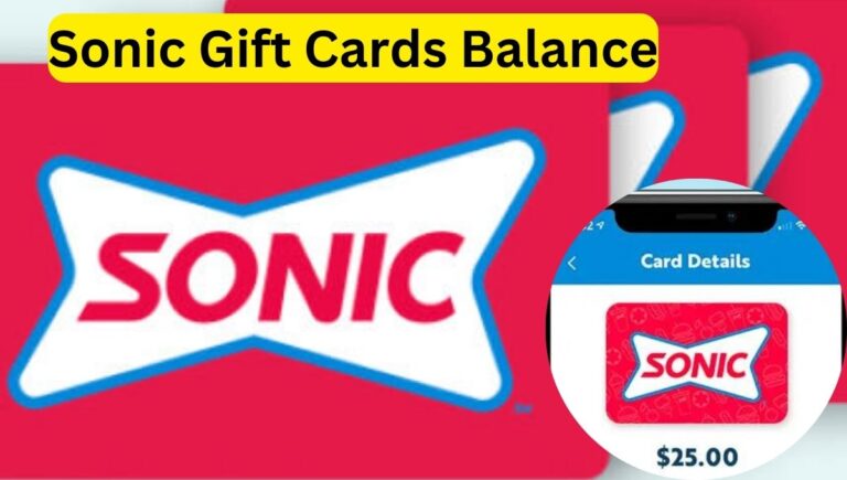 Sonic Gift Cards Balance